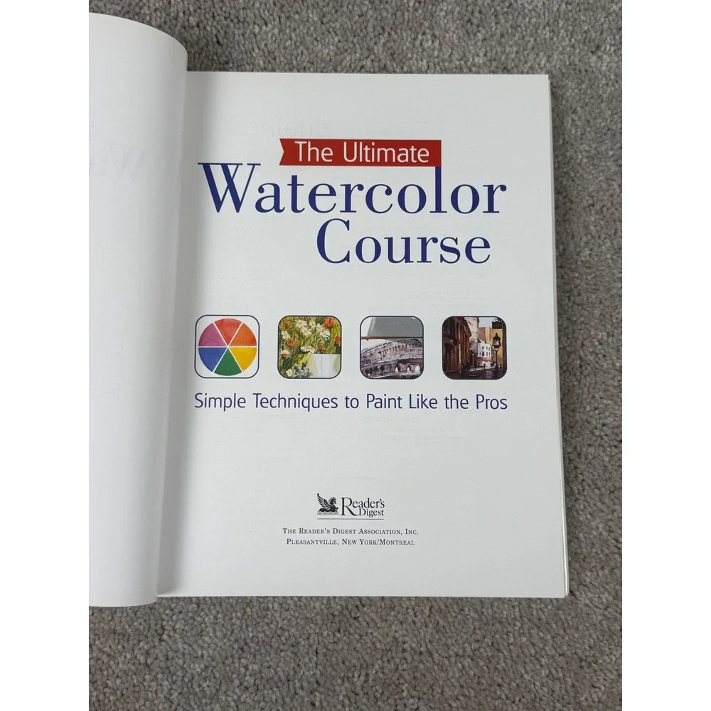 The Ultimate Watercolor Course Reader's Digest Simple Techniques Art Book 2003
